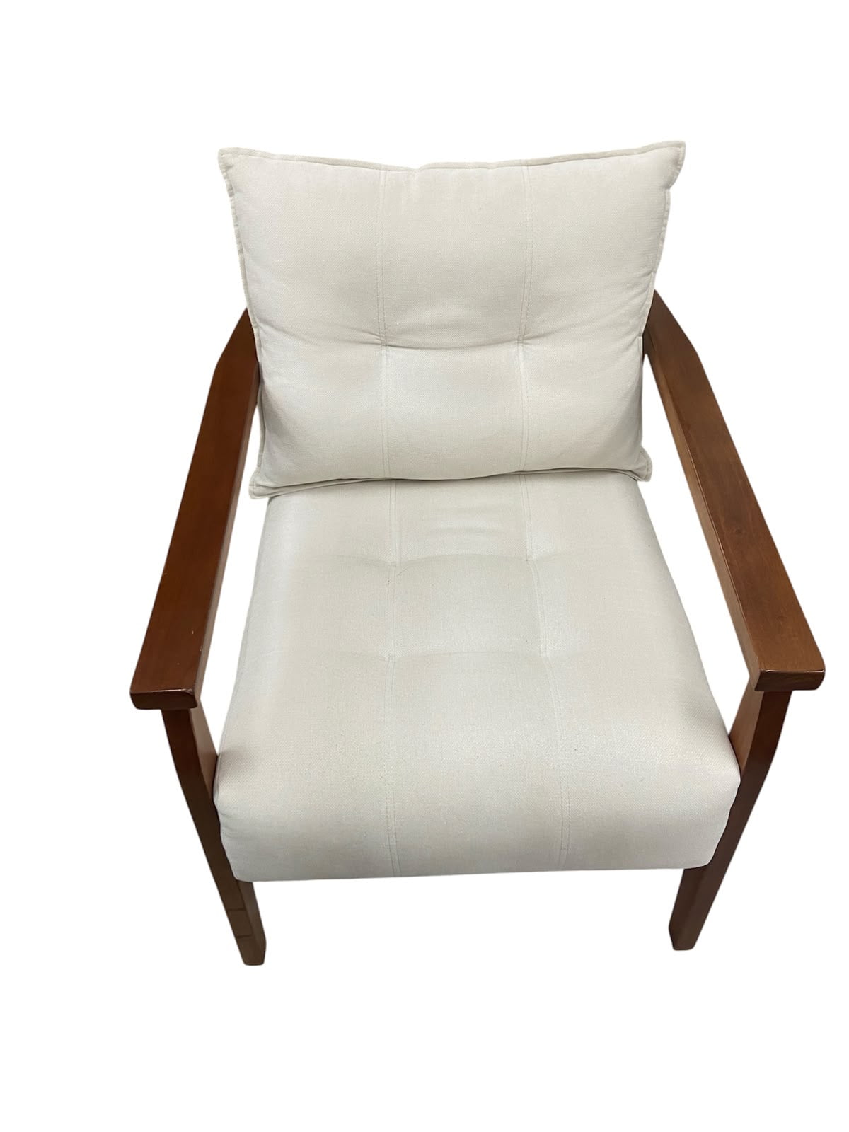POLTRONA 138 - VELUDO BRANCO