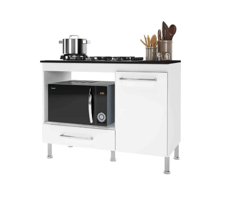 MULTIUSO COOKTOP 1.05 4 BOCAS 1PT 1GAV BR/PTO