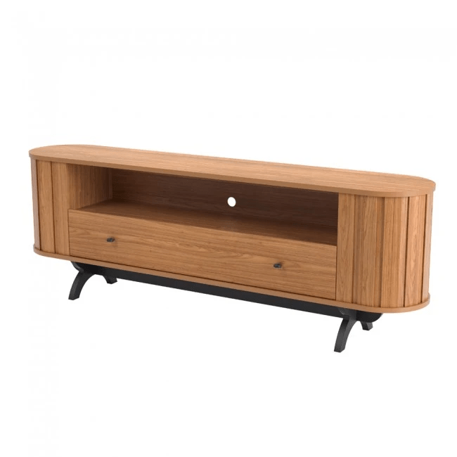 RACK PARA TV CURVO NATURE FREIJÓ/PRETO - TB300