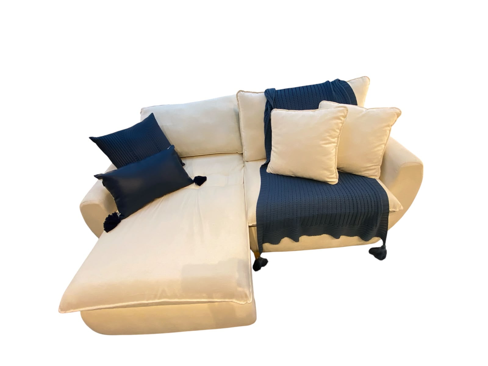 SOFÁ FIXO/RETR ALBANI COM 2,10M - SUEDE 511