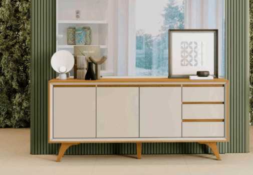 BUFFET VERTEX 3PTA 3 GAV 180CM NAT/OFF