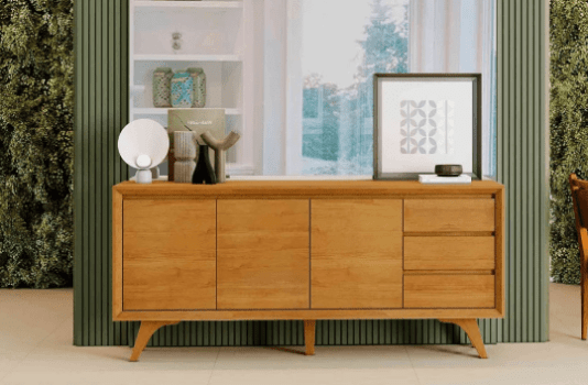 BUFFET VERTEX 3PTA 3 GAV 180CM NATURALE