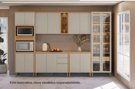 COZINHA ALLURE AÉREO 80 JEQUI/GRIS