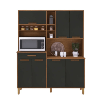 KIT COZINHA BRAGA 1.60 7PTS 1GAV FREIJO