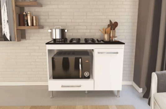 MULTIUSO COOKTOP 1.05 4 BOCAS 1PT 1GAV BR/PTO