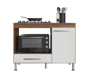 MULTIUSO COOKTOP 1.05 4 BOCAS 1PT 1GAV NOCE/OFF