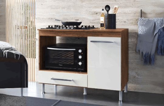 MULTIUSO COOKTOP 1.05 4 BOCAS 1PT 1GAV NOCE/OFF