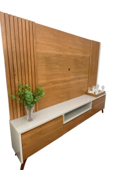 RACK COM PAINEL PARA TV - VERTEX - 2,37M RACK COM PAINEL PARA TV - VERTEX - 2,37M