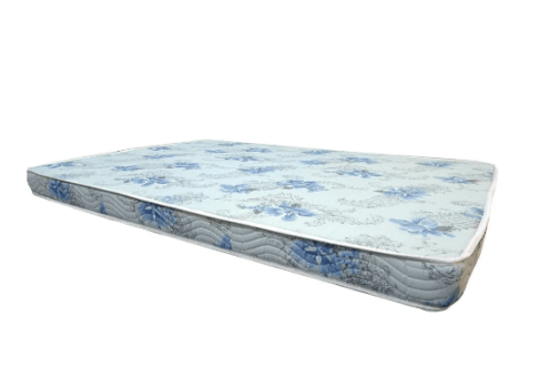 Colchão Casal de Espuma Premium com Tecido Floral – Conforto e Resistência