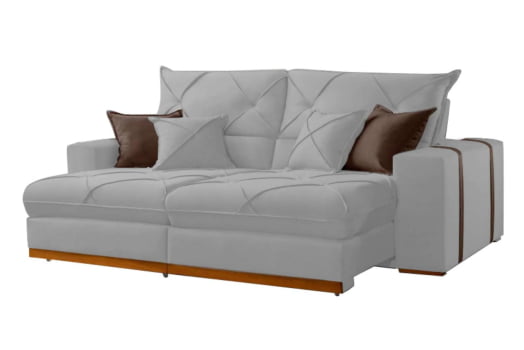Compartilhar SOFA RETR GRAN BELLO 250 LIN CINZA/GELO 31 - IMPERIO