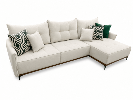 SOFÁ COM CHAISE HAVANNA COM 2,90M - LINHO CRU 626 SOFÁ COM CHAISE HAVANNA COM 2,90M - LINHO CRU 626