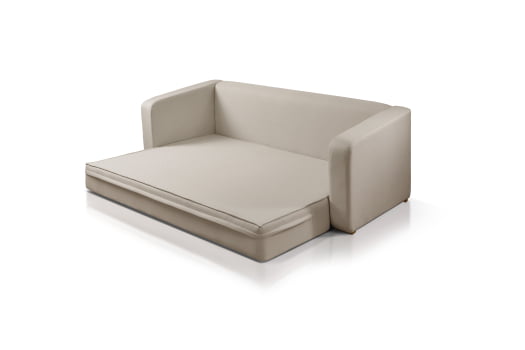 SOFÁ CAMA ELOÁ COM 2,10M - TECIDO EM LINHO BEGE 564