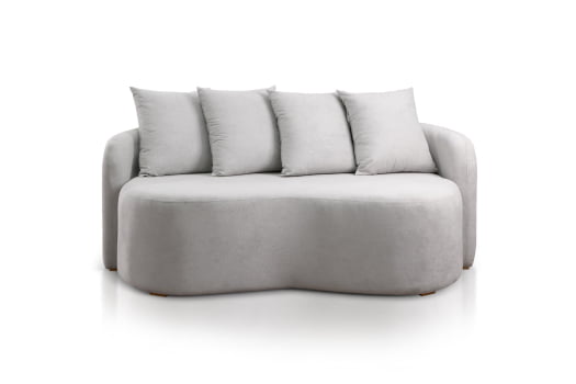 SOFÁ GRACIE COM 1,85M - TECIDO EM BUCLÊ 634