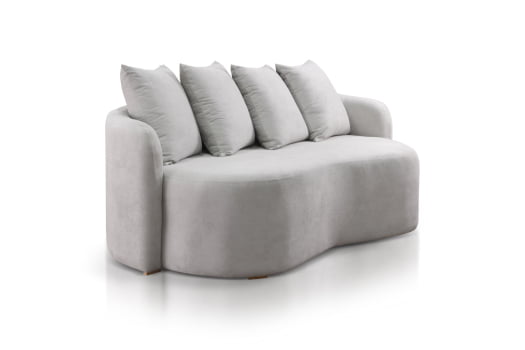 SOFÁ GRACIE COM 1,85M - TECIDO EM BUCLÊ 634