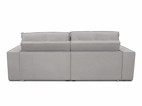 SOFÁ RETRÁTIL OSLO S/CX COM 2,20M - LINHO CINZA 644